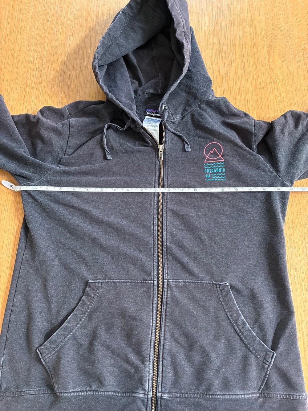 Patagonia-Zip Up-Hoodie-Casual-Outdoor-Cozy-L - Picture 8 of 11